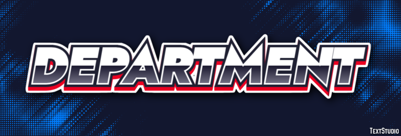 Department Text Effect