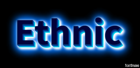 Ethnic Text Effect