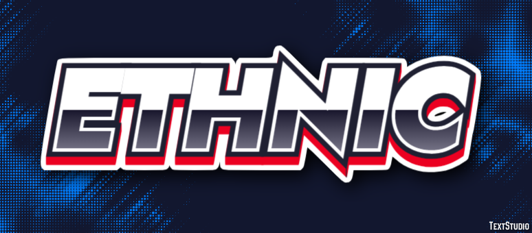 Ethnic Text Effect