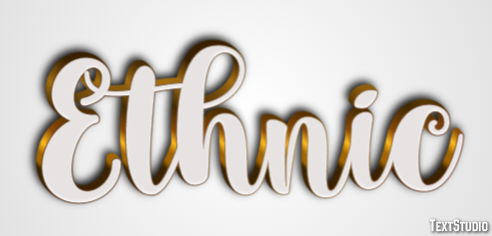 Ethnic Text Effect