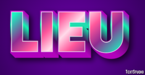 Lieu Texteffekt