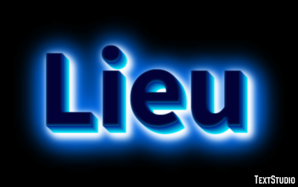 Lieu テキスト効果