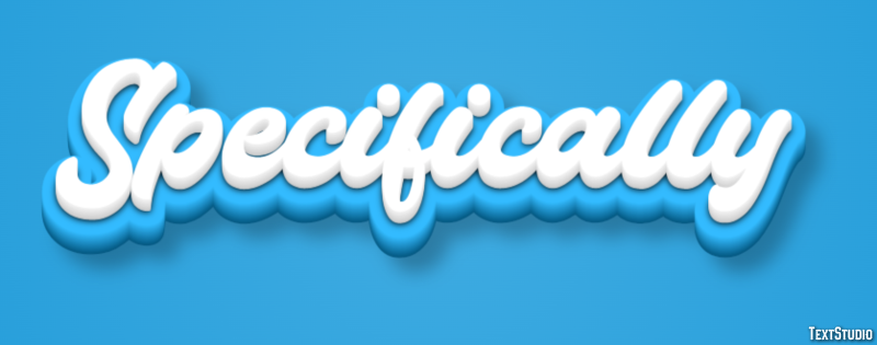 Specifically Efecto de Texto