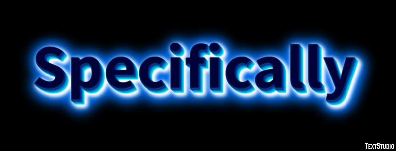 Specifically Efecto de Texto