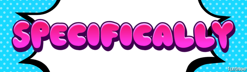Specifically Efecto de texto
