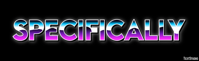 Specifically Efecto de texto