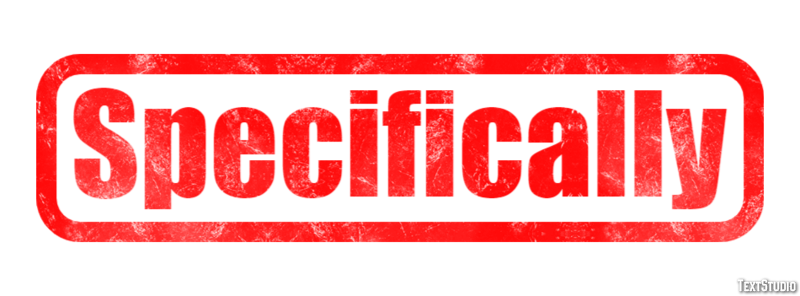 Specifically Efecto de Texto