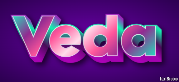 Veda Tekst Effect