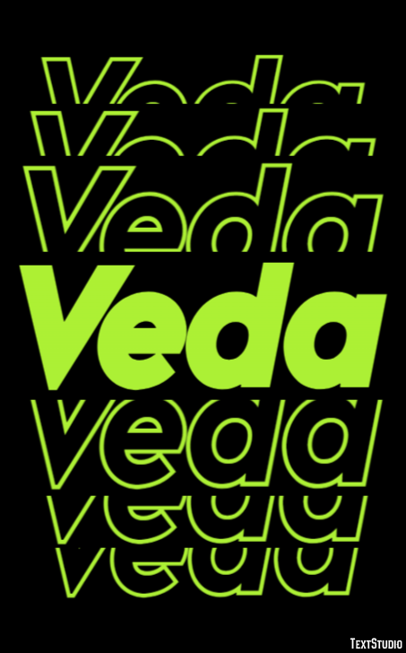 Veda Tekst Effect
