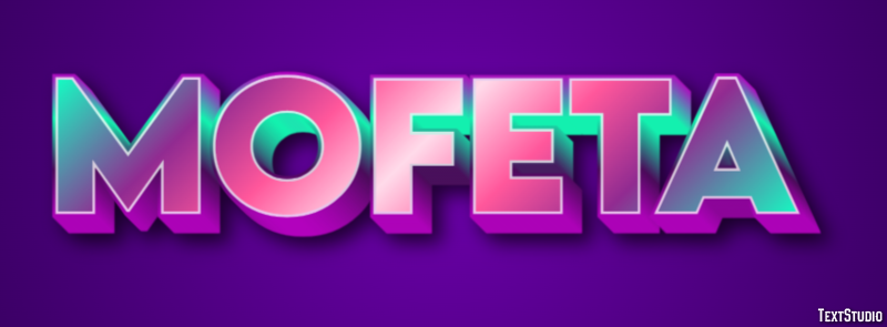 Mofeta Texteffekt