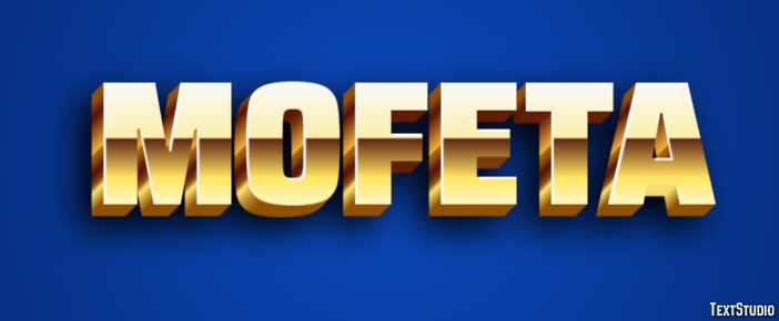 Mofeta Texteffekt