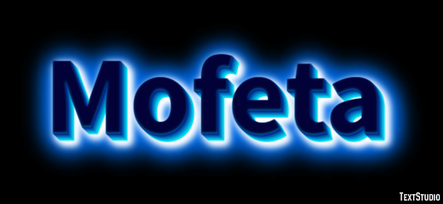 Mofeta Texteffekt