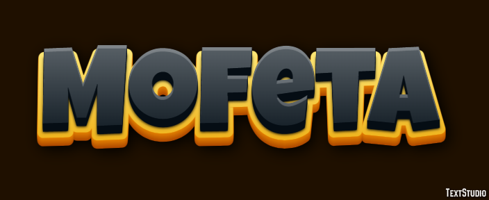 Mofeta Efekt tekstowy