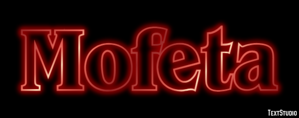 Mofeta Efecto de Texto