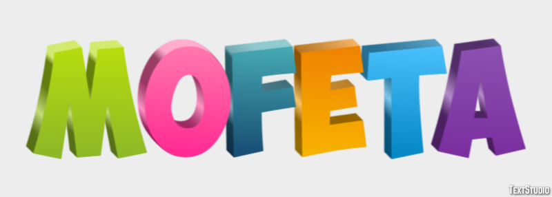 Mofeta Texteffekt