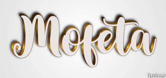 Mofeta Efecto de Texto