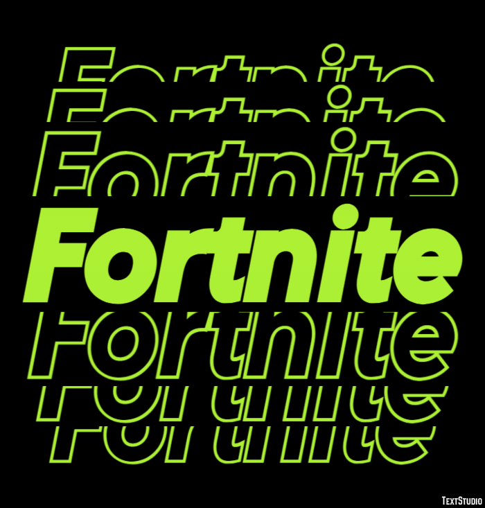 Fortnite テキスト効果