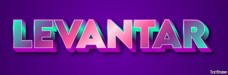 Levantar Text Effect