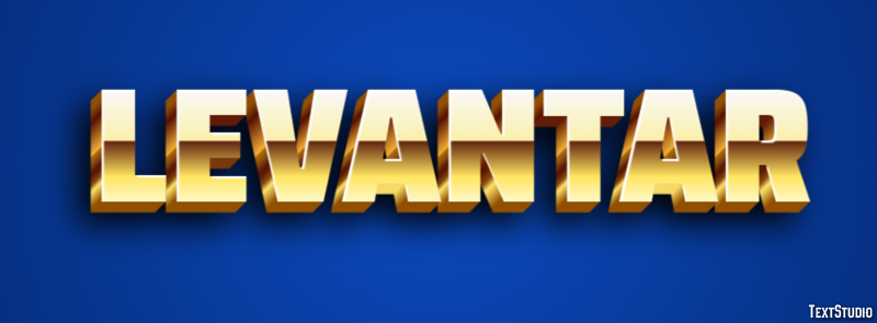 Levantar Text Effect