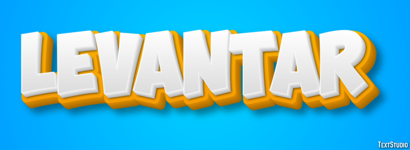 Levantar Text Effect