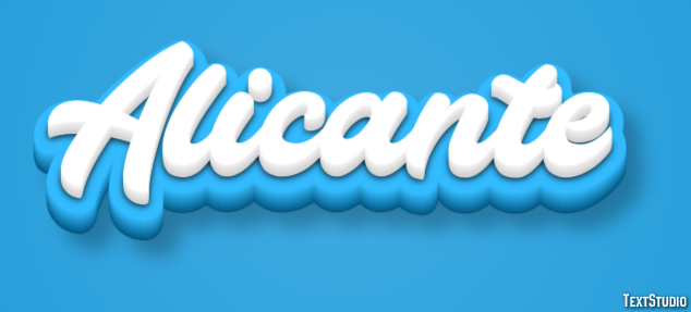 Alicante Effetto testo