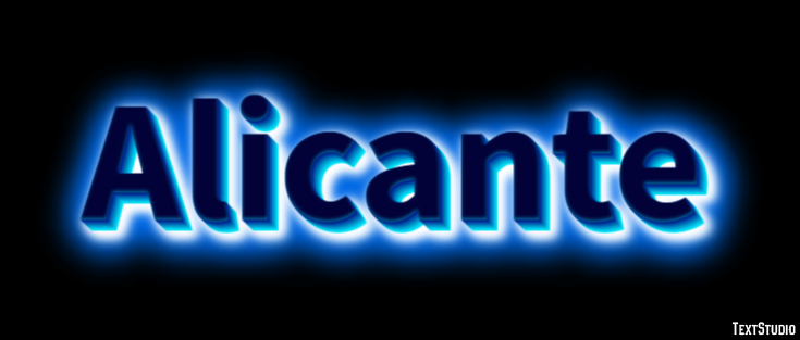 Alicante Effetto testo