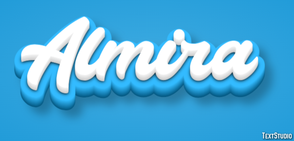 Almira Text Effect