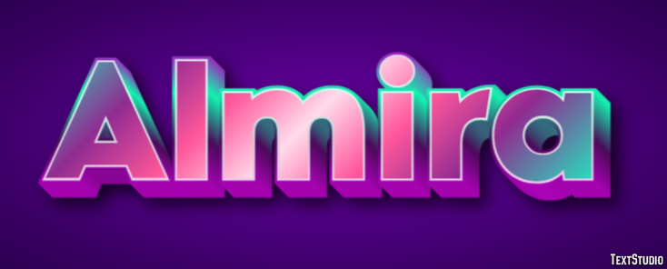 Almira Text Effect
