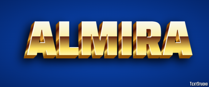 Almira Text Effect