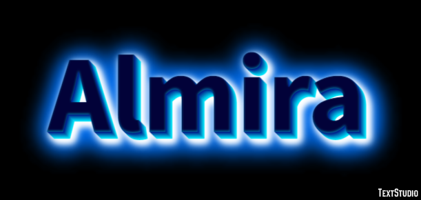 Almira Text Effect