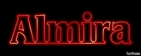 Almira Text Effect