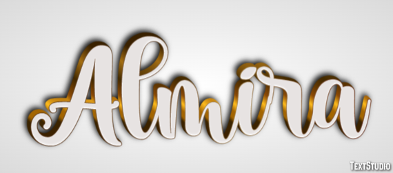 Almira Text Effect