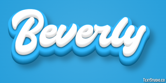 Beverly Text Effect