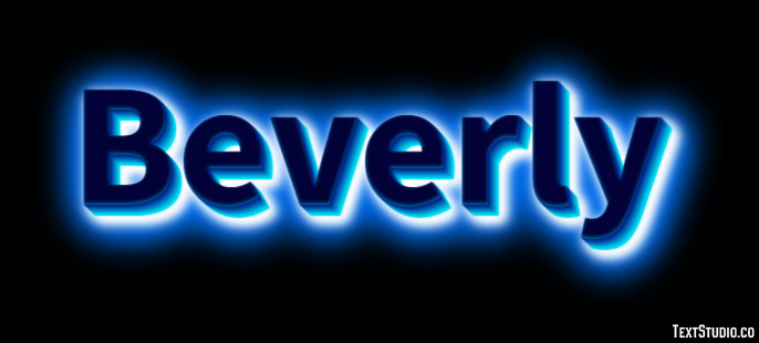Beverly Text Effect