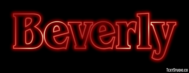 Beverly Text Effect