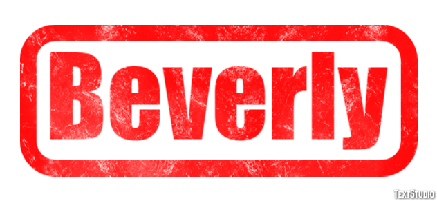 Beverly Text Effect