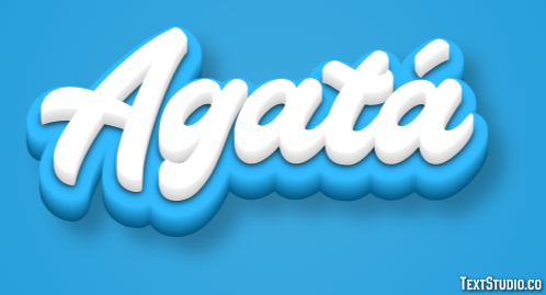 Agatá Efecto de Texto