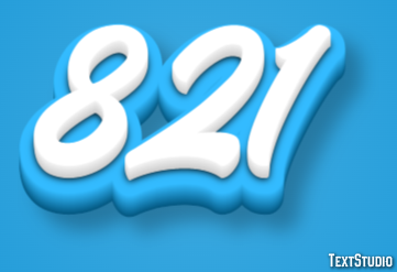 821 Text Effect