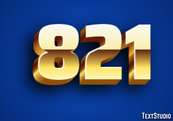 821 Text Effect