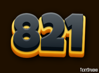 821 Text Effect