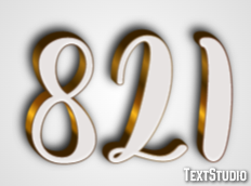 821 Text Effect