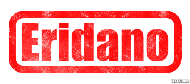 Eridano Effetto testo