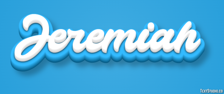 Jeremiah Texteffekt