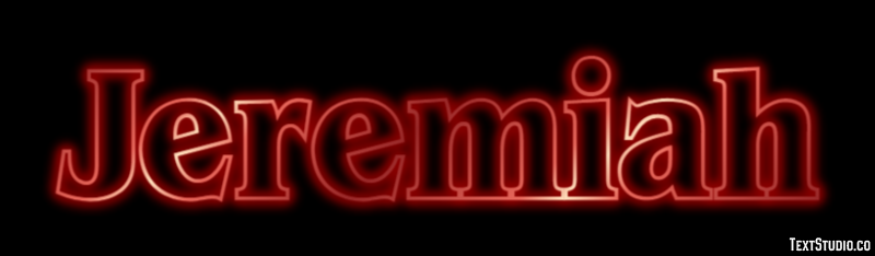 Jeremiah Texteffekt