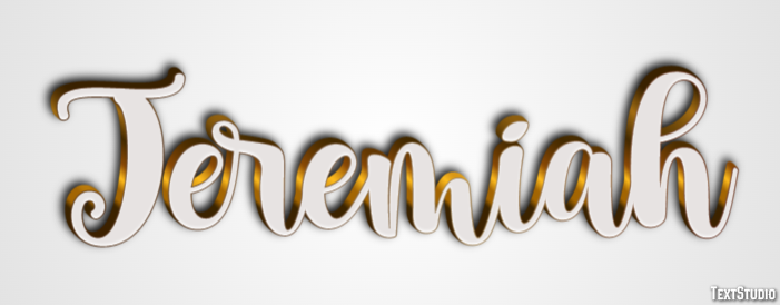 Jeremiah Efecto de Texto
