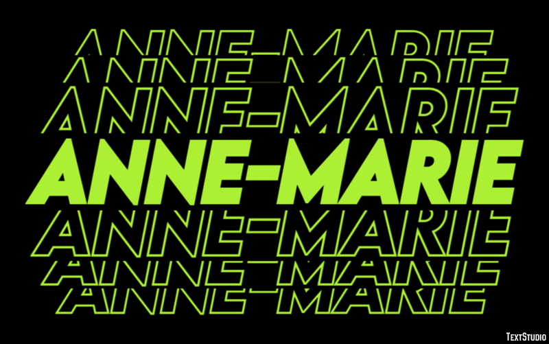 Anne-Marie Effet de Texte