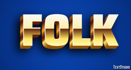 Folk Texteffekt