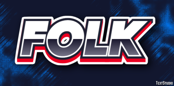 Folk Text Effect