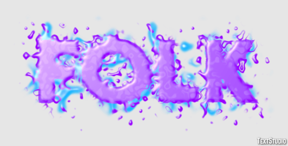Folk Text Effect