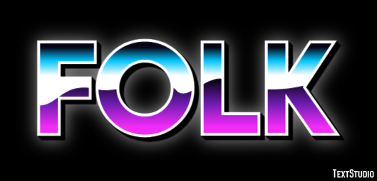 Folk Text Effect